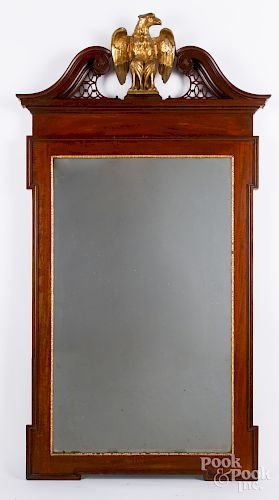 Federal style mahogany mirror