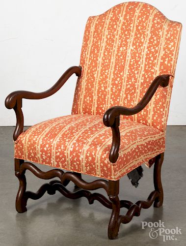 Flemish oak armchair