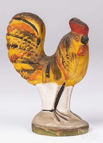 Large chalkware rooster