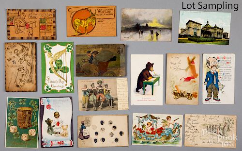Collection of early postcards