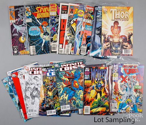 Assorted group of comic books