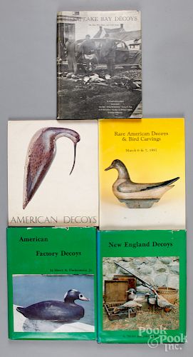 Five books on duck decoys