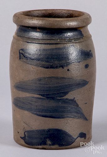 Western Pennsylvania stoneware canning jar