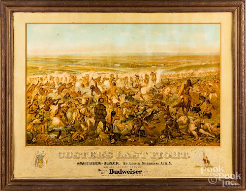 Budweiser advertising of Custer's Last Fight
