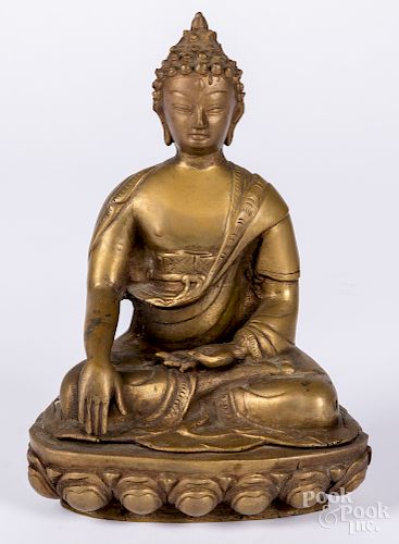 Brass Buddha figure