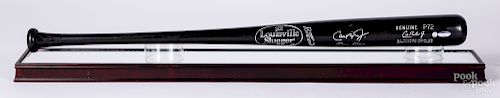 Cal Ripken signed baseball bat