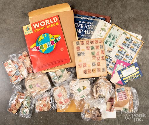 Large collection of stamps