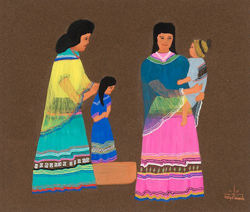 Mary Gay Osceola, Seminole Mothers and Children