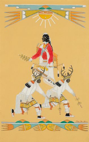 Romando Vigil (Tse Ye Mu), (Deer Dancers)