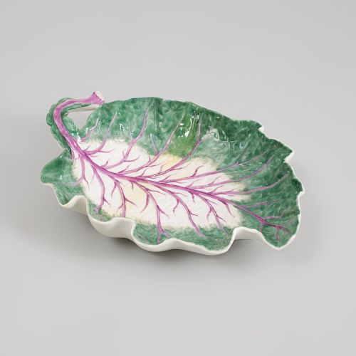 Meissen Porcelain Cabbage Leaf Dish