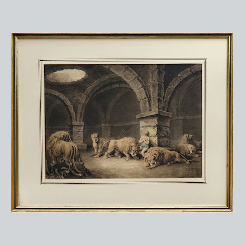 William Samuel Howitt (1765-1822):Daniel in the Lion's Den