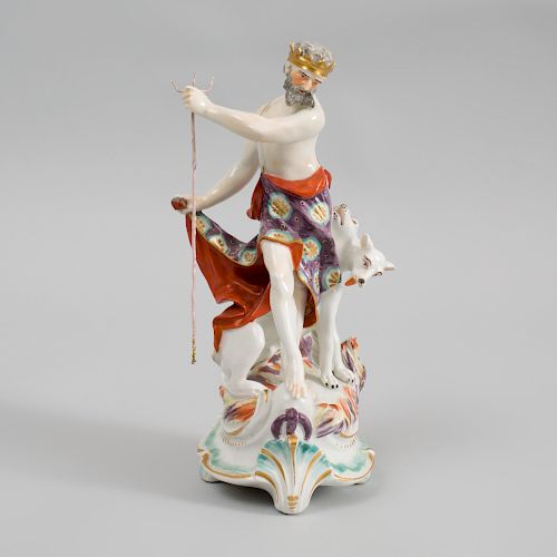 Derby Porcelain Figure Group of Pluto and Cerberus