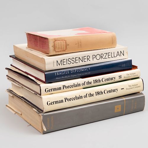 Group of Six German Porcelain Books