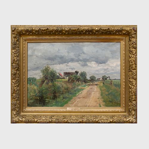 Edmond Marie Petitjean (1844-1925): Paysage