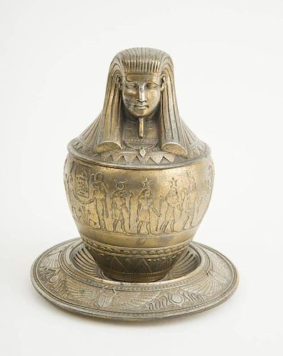 EGYPTIAN REVIVAL CANOPIC JAR