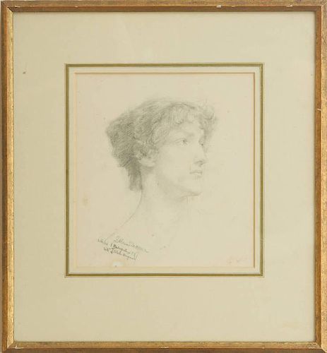 LAWRENCE ALMA-TADEMA (1836-1912): PORTRAIT STUDY