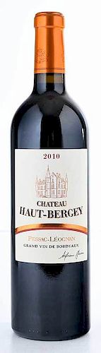 Eleven Bottles 2010 Château Haut-Bergey Pessac-Léognan