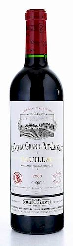 Case of Twelve Bottles 2000 Château Grand-Puy-Lacoste Pauillac