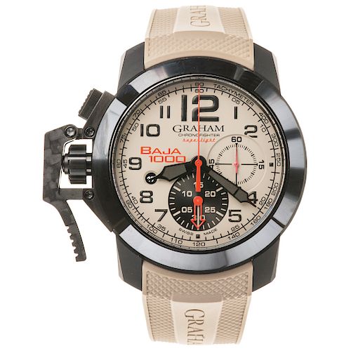 GRAHAM CHRONOFIGHTER SUPERLIGHT BAJA 1000 REF. IN-2CCBK-4, CA. 2000 wristwatch. *NEW*