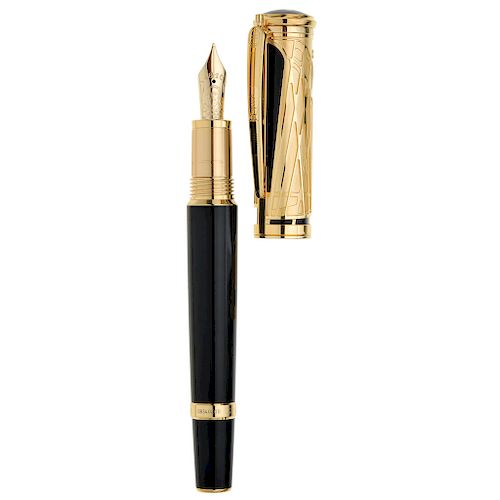 MONTBLANC LIMITED EDITION PATRON OF ART HENRY E. STEINWAY N° 0834 / 4810 fountain pen.