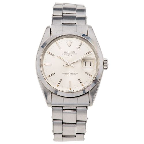 ROLEX OYSTER PERPETUAL DATE REF. 1500, CA. 1966 - 1967 wristwatch.