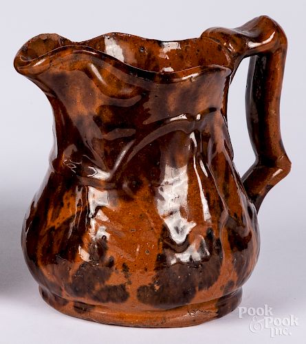 Redware pitcher