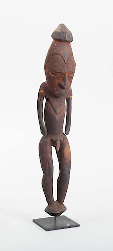 AFRICAN CARVED WOOD MALE FIGURE