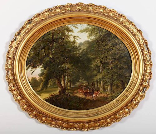 ATTRIBUTED TO ANDREW ANDREWS (1837-?): WOODLAND SCENE