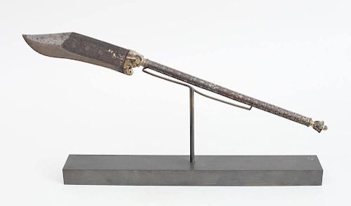 DAMASCENE STEEL SWORD, PROBABLY INDIAN