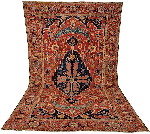 Serapi Carpet, Persia, ca. 1875; 15 ft. 7 in. x 9 ft. 6 in.