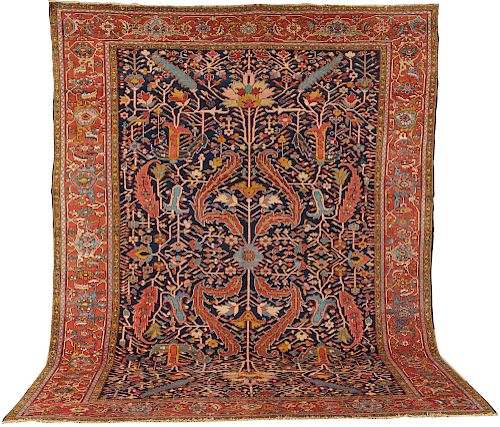 Heriz Carpet, Persia, ca. 1910; 12 ft. x 9 ft. 3 in.