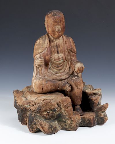 Japanese Jizo Bosatsu Sculpture, 15th c.