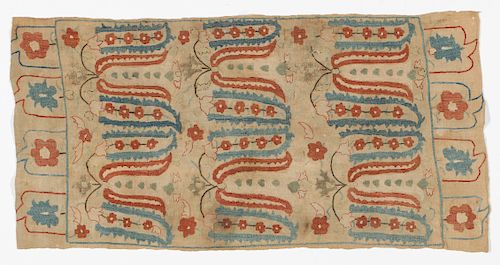 18th C. Ottoman Silk Embroidery