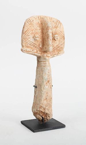 WEST AFRICAN CARVED STONE HAND EFFIGY