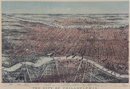 The City of Philadelphia, Currier & Ives
