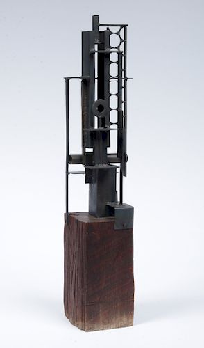 Lee Bruner (American, 20th c.) Found Metal Sculpture