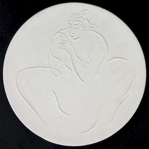 R.C. Gorman (1932-2005) "Mother and Child", 1979