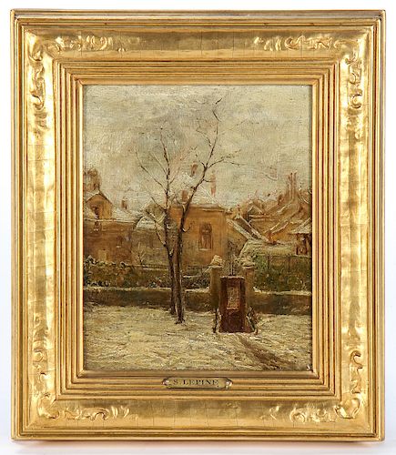 Stanislas Lepine (French, 1835-1892) Painting