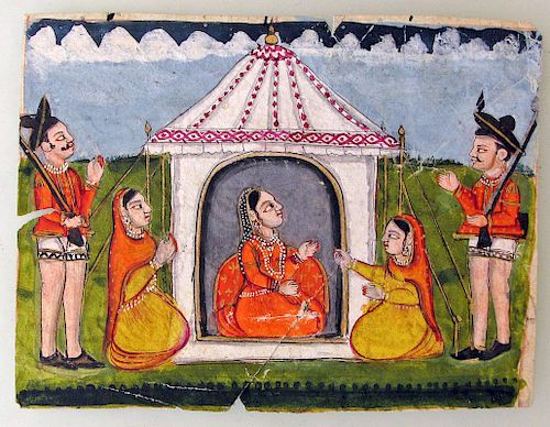 Indian Miniature Painting, Mid 19th C.