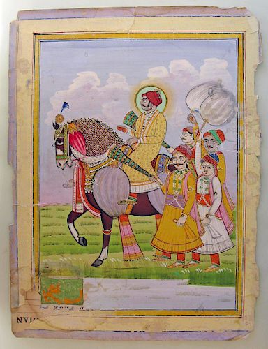 Indian Miniature Painting, Ca. 1860, Jaipur