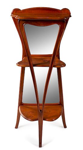 Paul Guth, (French, 20th Century), Three-Tiered Etagere
