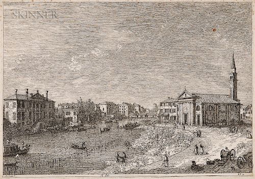 Giovanni Antonio Canal, Called Canaletto (Italian, 1697-1768)  Al Dolo