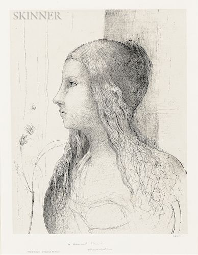 Odilon Redon (French, 1840-1916)  Brunnhilde (Crépuscule des dieux)