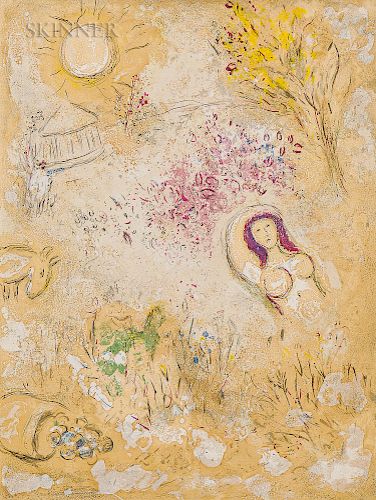 Marc Chagall (Russian/French, 1887-1985)  Chloé