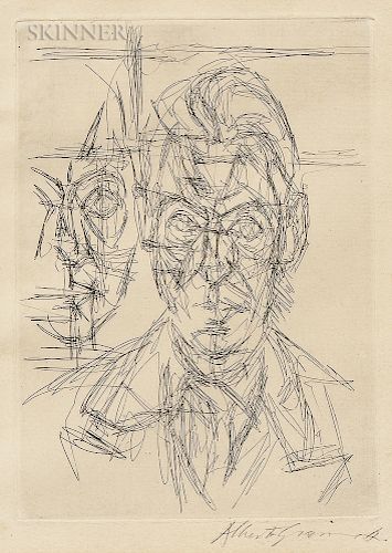 Alberto Giacometti (Swiss, 1901-1966)  Frontispiece to Dans la chaleur vacante