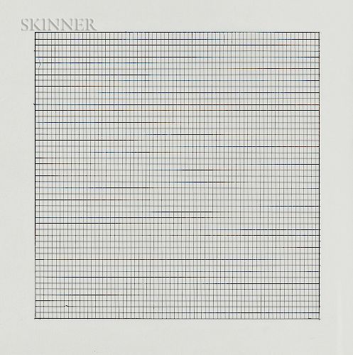 Agnes Martin (Canadian/American, 1912–2004)  The Portfolio Paintings and Drawings 1974-1990