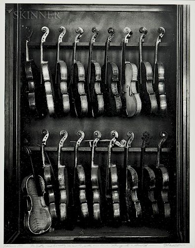Arnold Newman (American, 1918-2006)  Violins, Philadelphia