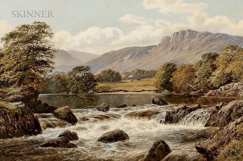 Thomas Spinks (British, active 1872-c. 1907)  River Landscape