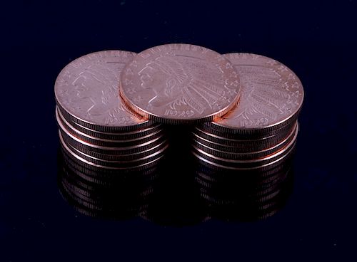 1929 1 oz. Golden State Mint Copper Round Coins