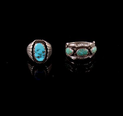 Navajo Old Pawn Sterling Silver Rings
